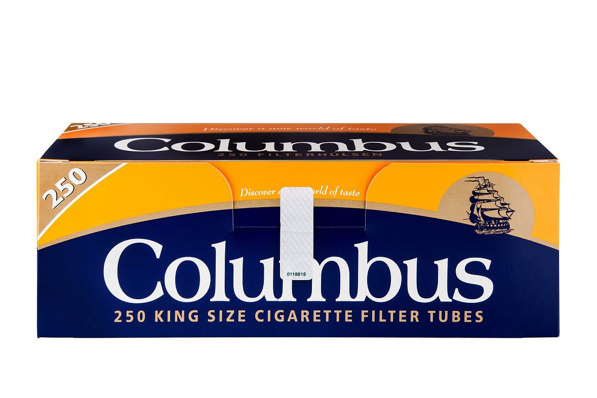 Columbus Zigarettenhülsen 250 Stück XL Pack
